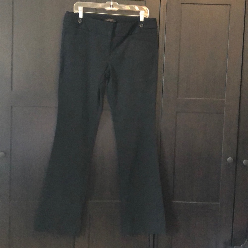 Textured Black Pant